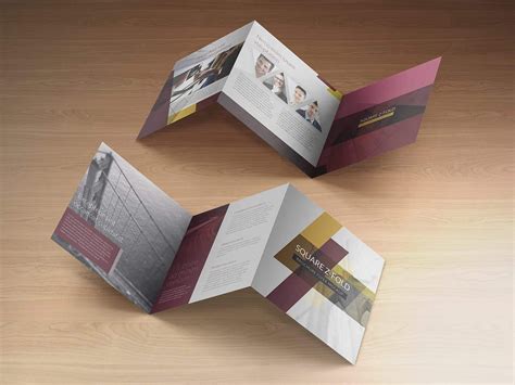 Z Fold Brochure Template
