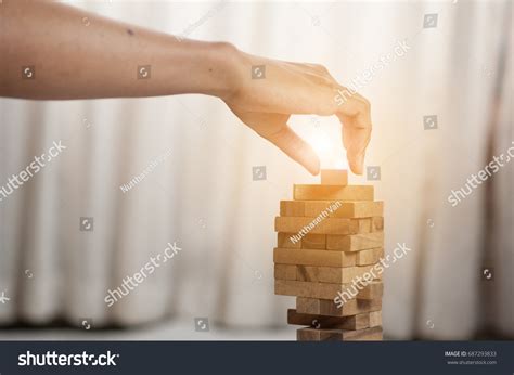 Building Tower Challenge Business Concept Stock Photo 687293833 | Shutterstock