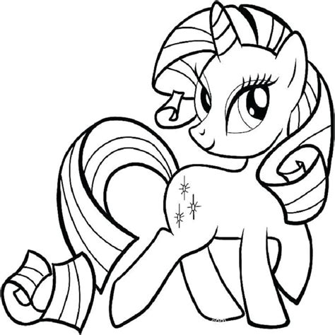 25+ Tranh tô màu ngựa Pony đẹp, dễ thương cho bé tập tô