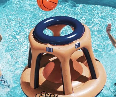 Inflatable Pool Basketball Hoop