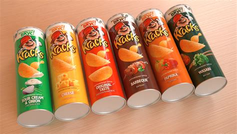 Relaunch упаковки чипсов Kracks