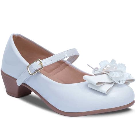 Sapato Infantil Feminino Festa - Sapato Salto Infantil Feminino Sapatilha Menina Festa 03.17 | Shopee Brasil