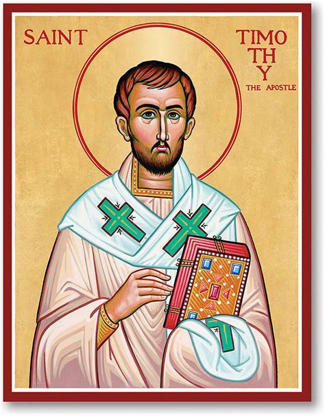 Men Saint Icons: St. Timothy Icon | Monastery Icons