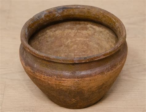 Контора К - Старинный керамический горшок, артикул ГРШ-17868