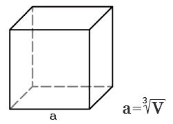 Ребро куба | Calculators.vip