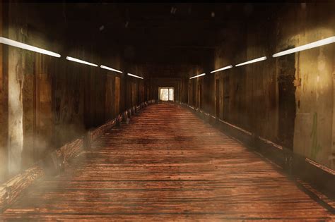 Scary Hallway Composite on Behance