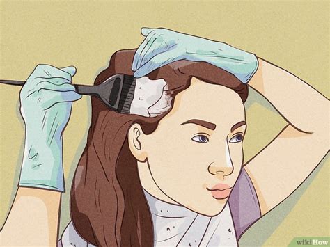 how to dye dark hair at home