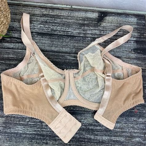 Wacoal Nude #855186 Underwire Unlined Lace Bra 34D - Gem