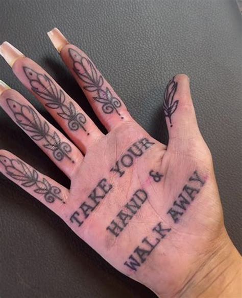Woman Gets the Coolest Palm Tattoo Inspired By the Band System of a ...