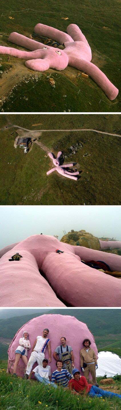 This 200-foot-long rabbit lies on 5000ft high, Colletto Fava mountain ...