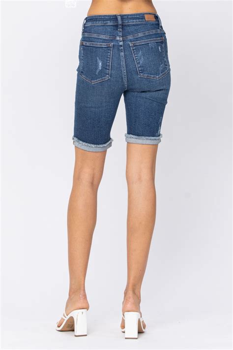 Judy Blue Distressed Bermuda Shorts – Sweet Summit Boutique