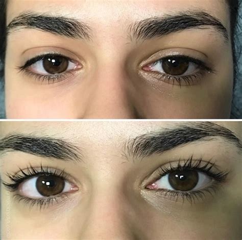 Before and After Eyelash Tint - Lash Masterclass