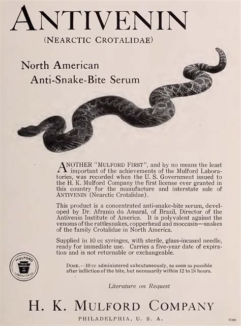 Antivenom | Smithsonian Institution