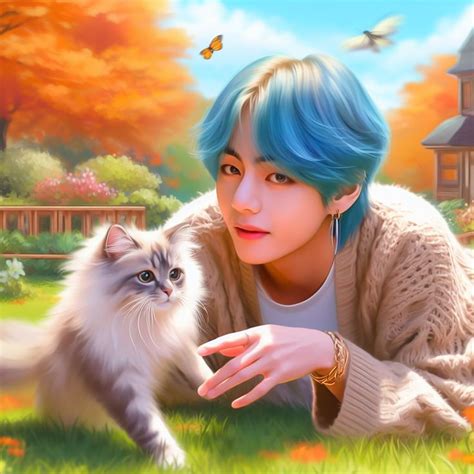 taehyung art cat taehyungs art taehyung abs taehyung