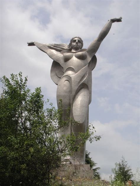 A silver plated statue in #Ljevan city of #Armenia. | International ...