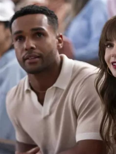Emily in Paris S04 Lucien Laviscount Polo Shirt