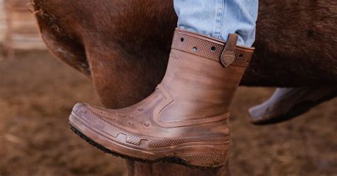 NEW Crocs x Huckberry Classic Cowboy Boots Only $59.99 Shipped ...