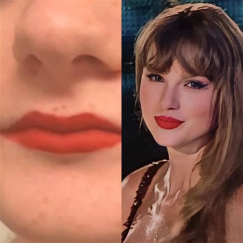 i finally found a similar dupe for taylor’s iconic red lip! 420 le