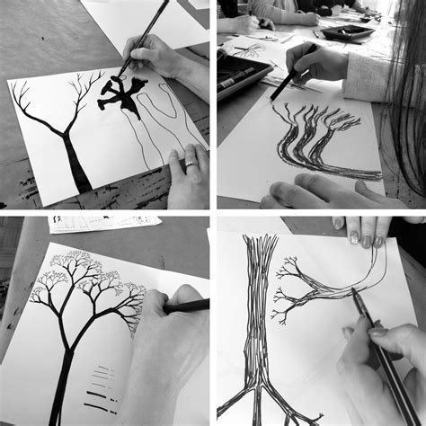 Laboratori Metodo Bruno Munari® e non solo...: ESERCIZI DI RAMIFICAZIONE