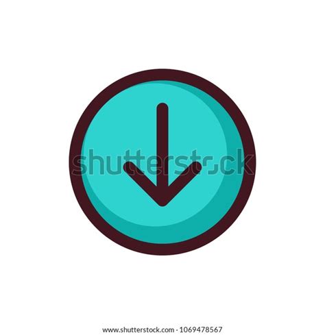 button icon vector stock vector royalty