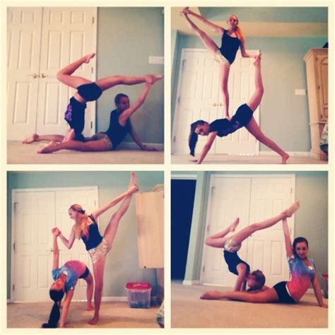 Besties for life | Gymnastics, Dance poses, Gymnastics poses