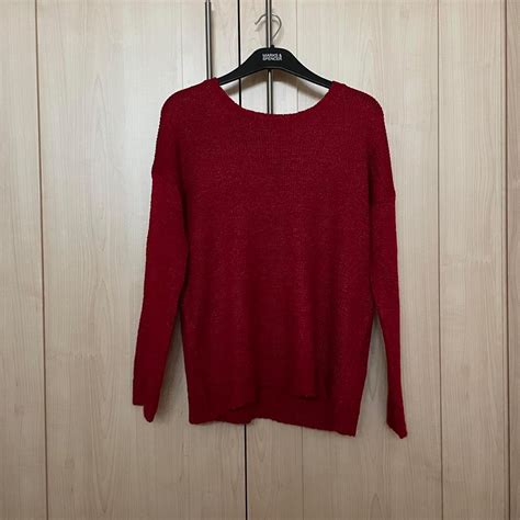 forever 21 red sweater -size small, shown on... - Depop