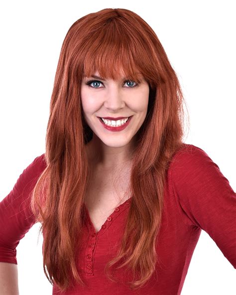 Jessica Long with Fringe Auburn Wig – Abracadabra Fancy Dress