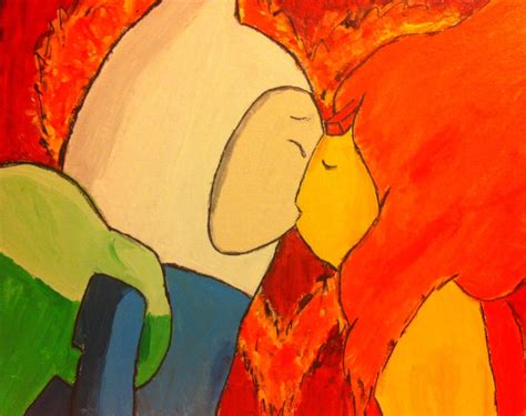 Finn and Flame Princess Kiss (Burning Low) by Emobella101 on DeviantArt