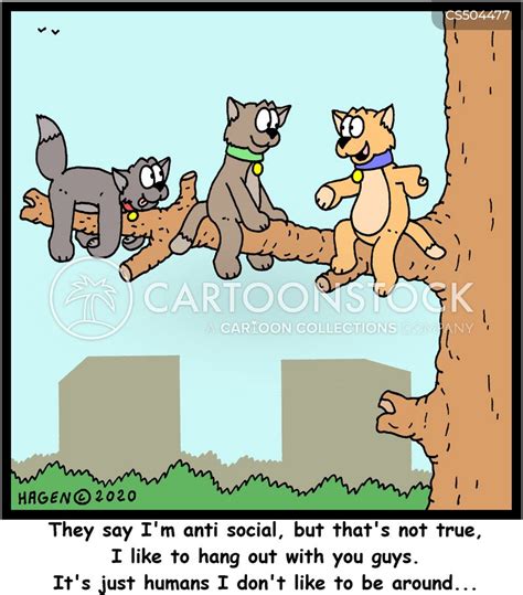 Anti-socialness Cartoons and Comics - funny pictures from CartoonStock