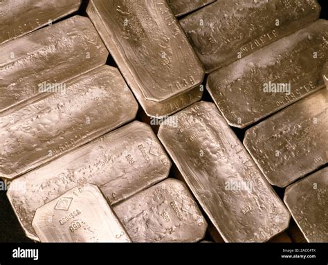 Silver bars. Silver ingots weighing 31.346kg (kilograms). The weight ...