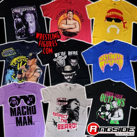official wwe  shirts   stock  rsc wrestlingfigs