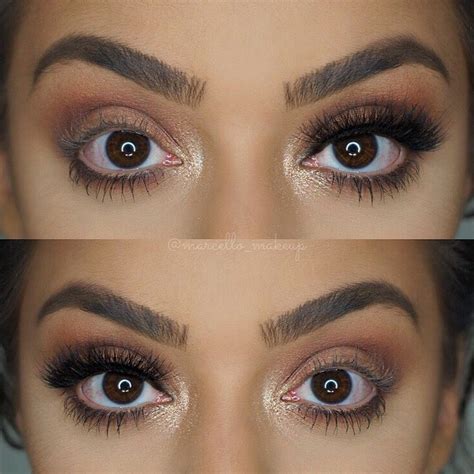 The difference lashes make! Vegas_nay grand glamour lashes! @marcello ...