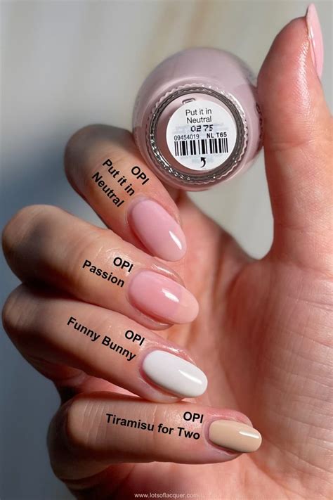 OPI Put it in Neutral Comparisons | Opi gel nails, Opi nail colors, Opi ...