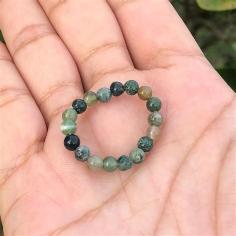 Vintage Moss Agate Ring • The Green Crystal