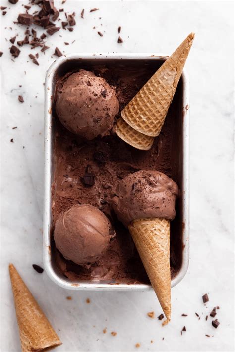 easy  churn chocolate ice cream broma bakery