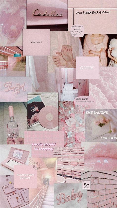 pink collage wallpapers top  pink collage backgrounds