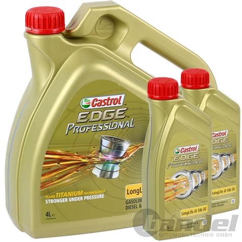 6L CASTROL EDGE 5W-30 PROFESSIONAL VW 504.00/507.00 | Porsche C30 | eBay