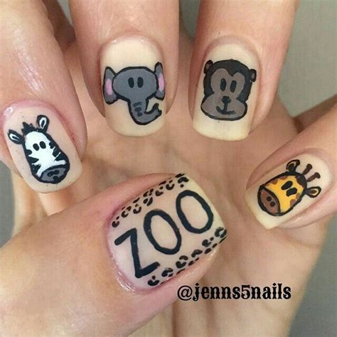 〰Nail art fun〰 | Animal nail designs, Animal nail art, Animal nails