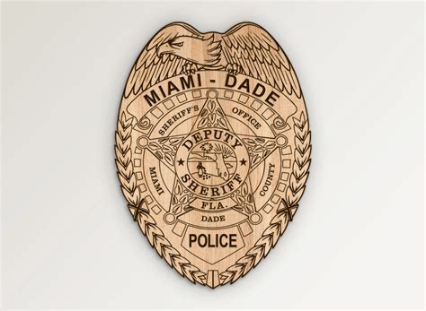 Miami-Dade Florida Sheriff's Office Police Badge SVG Vector Files