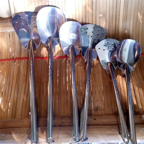 Stainless steel sandok and sianse (1set) | Shopee Philippines