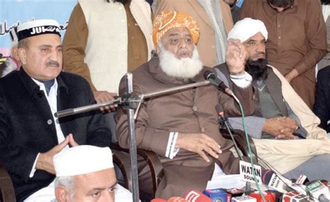 fazl demands fresh polls   gen bajwas extension newspaper