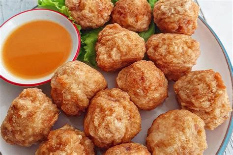 resep bakso goreng ayam udang garing renyah bikin susah berhenti