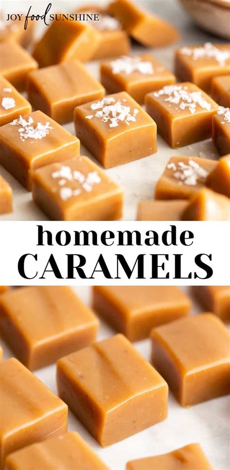 Homemade Caramel Recipe - JoyFoodSunshine