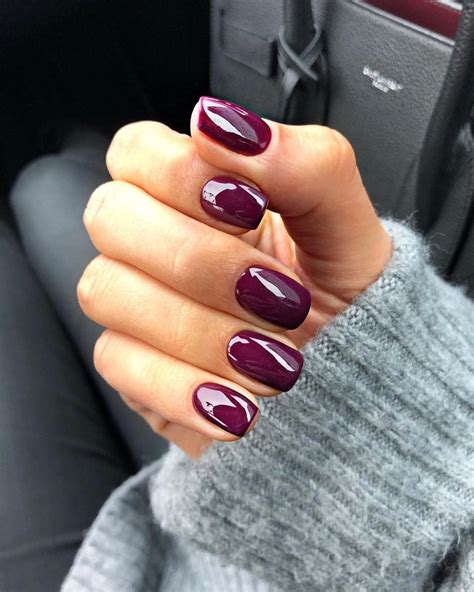 Fall Nail Colors 2023 Burgundy