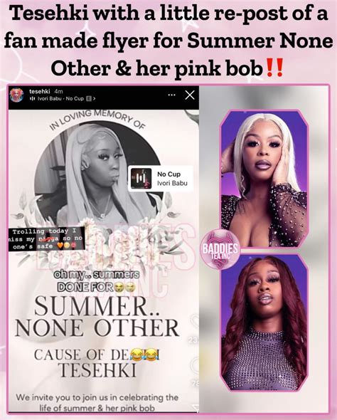Baddies Tea Inc | not the pink bob catching strays 😭 | Instagram