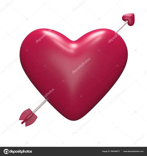 Cupid Arrow Heart Icon Stock Photo by ©phuong080588 694594072