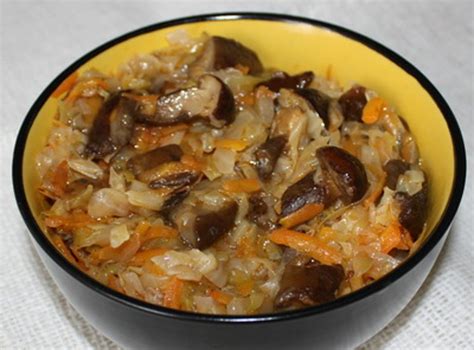 Капустная солянка с грибами - рецепт с фотографиями - Patee. Рецепты