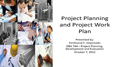 project planning  project work plan