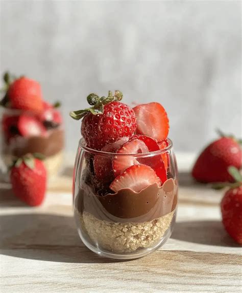 Dubai Chocolate Strawberry Cup Recipe - ymrecipes.com