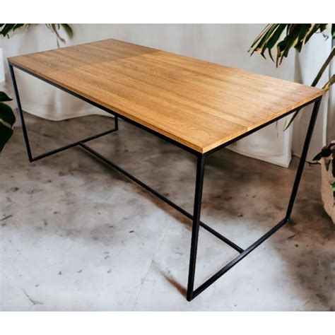 Стол loft из дерева и металла - купить в Москве, Металл Лофт